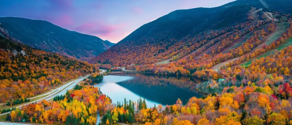 Fall foliage in New England